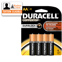 Batteries: Duracell AA