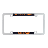 Thin Rim Metal Frame License Plate