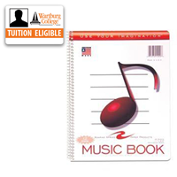 Music Notebook: 12 Stave