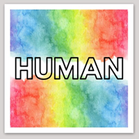 Sticker: Human Pride 3"