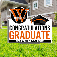 Yard Sign: Congrats Wartburg Grad