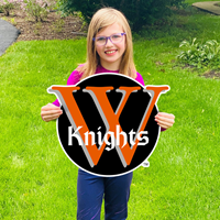 Yard Sign: Lets Go Knights