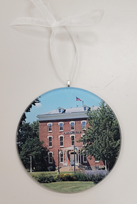 Old Main Glass Ornament