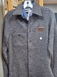 Button Up fleece Jacket (Charcoal / S)