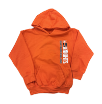 Orange hoodie est1852 Knights