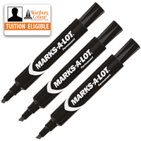 Markers: Marks-a-Lot Chisel 3/pk