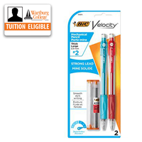 Pencils: Bic Velocity Mechanical 2/pk