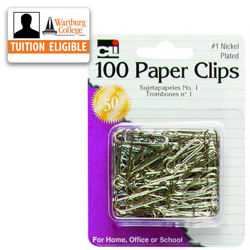 Paper Clips: Nickel Plated (SKU 103531581160)