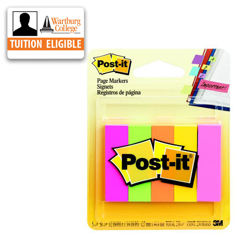 Post-it Page Markers 1/2" x 2